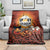 Coquette Pumpkin Halloween Blanket It's Spooky Season