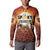 Coquette Pumpkin Halloween Button Sweatshirt It's Spooky Season LT05 - Wonder Print Shop