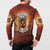 Coquette Pumpkin Halloween Button Sweatshirt It's Spooky Season LT05 - Wonder Print Shop
