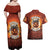 Coquette Pumpkin Halloween Couples Matching Off Shoulder Maxi Dress and Hawaiian Shirt It's Spooky Season LT05 - Wonder Print Shop