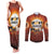 Coquette Pumpkin Halloween Couples Matching Tank Maxi Dress and Long Sleeve Button Shirt It's Spooky Season LT05 - Wonder Print Shop