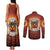 Coquette Pumpkin Halloween Couples Matching Tank Maxi Dress and Long Sleeve Button Shirt It's Spooky Season LT05 - Wonder Print Shop
