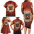 Coquette Pumpkin Halloween Family Matching Long Sleeve Bodycon Dress and Hawaiian Shirt It's Spooky Season LT05 - Wonder Print Shop