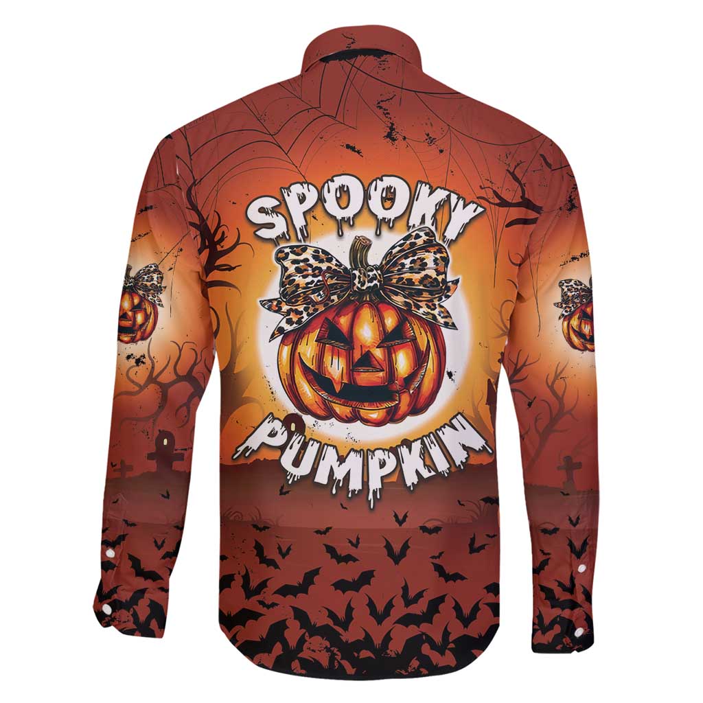 Coquette Pumpkin Halloween Family Matching Mermaid Dress and Hawaiian Shirt It's Spooky Season LT05 - Wonder Print Shop