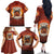Coquette Pumpkin Halloween Family Matching Off The Shoulder Long Sleeve Dress and Hawaiian Shirt It's Spooky Season LT05 - Wonder Print Shop