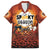 Coquette Pumpkin Halloween Family Matching Off The Shoulder Long Sleeve Dress and Hawaiian Shirt It's Spooky Season LT05 - Wonder Print Shop