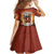 Coquette Pumpkin Halloween Family Matching Off Shoulder Short Dress and Hawaiian Shirt It's Spooky Season LT05 - Wonder Print Shop