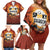 Coquette Pumpkin Halloween Family Matching Off Shoulder Short Dress and Hawaiian Shirt It's Spooky Season LT05 - Wonder Print Shop
