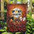 Coquette Pumpkin Halloween Garden Flag It's Spooky Season LT05 - Wonder Print Shop