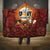 Coquette Pumpkin Halloween Hooded Blanket It's Spooky Season