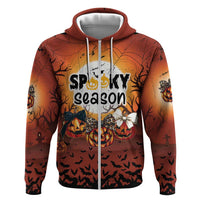 Coquette Pumpkin Halloween Hoodie It's Spooky Season LT05 - Wonder Print Shop