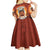 Coquette Pumpkin Halloween Kid Short Sleeve Dress It's Spooky Season LT05 - Wonder Print Shop