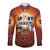 Coquette Pumpkin Halloween Long Sleeve Button Shirt It's Spooky Season LT05 - Wonder Print Shop
