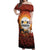 Coquette Pumpkin Halloween Off Shoulder Maxi Dress It's Spooky Season LT05 - Wonder Print Shop