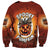 Coquette Pumpkin Halloween Sweatshirt It's Spooky Season LT05 - Wonder Print Shop