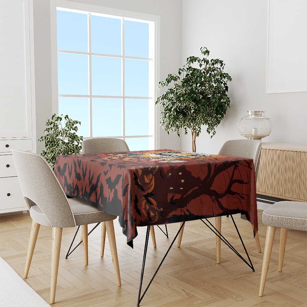Coquette Pumpkin Halloween Tablecloth It's Spooky Season LT05 - Wonder Print Shop