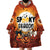 Coquette Pumpkin Halloween Wearable Blanket Hoodie It's Spooky Season LT05 - Wonder Print Shop