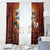 Coquette Pumpkin Halloween Window Curtain It's Spooky Season LT05 - Wonder Print Shop