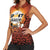 Coquette Pumpkin Halloween Women Sleeveless Polo Shirt It's Spooky Season LT05 - Wonder Print Shop