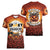 Coquette Pumpkin Halloween Women V-Neck T-Shirt It's Spooky Season LT05 - Wonder Print Shop