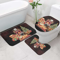 Funny Christmas Bathroom Set Naughty Santa Im Laying On Your Present - Wonder Print Shop