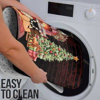 Funny Christmas Bathroom Set Naughty Santa Im Laying On Your Present - Wonder Print Shop