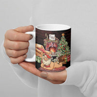 Funny Christmas Ceramic Mug Naughty Santa Im Laying On Your Present - Wonder Print Shop