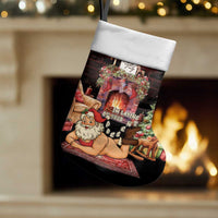 Funny Christmas Stocking Naughty Santa Im Laying On Your Present - Wonder Print Shop