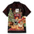 Funny Christmas Family Matching Mermaid Dress and Hawaiian Shirt Naughty Santa Im Laying On Your Present - Wonder Print Shop