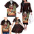 Funny Christmas Family Matching Off The Shoulder Long Sleeve Dress and Hawaiian Shirt Naughty Santa Im Laying On Your Present - Wonder Print Shop