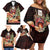 Funny Christmas Family Matching Off Shoulder Short Dress and Hawaiian Shirt Naughty Santa Im Laying On Your Present - Wonder Print Shop