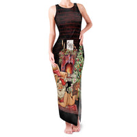 Funny Christmas Family Matching Tank Maxi Dress and Hawaiian Shirt Naughty Santa Im Laying On Your Present - Wonder Print Shop