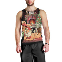 Funny Christmas Men Tank Top Naughty Santa Im Laying On Your Present - Wonder Print Shop