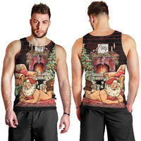 Funny Christmas Men Tank Top Naughty Santa Im Laying On Your Present - Wonder Print Shop