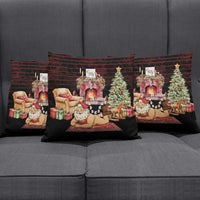 Funny Christmas Pillow Cover Naughty Santa Im Laying On Your Present - Wonder Print Shop