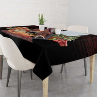 Funny Christmas Tablecloth Naughty Santa Im Laying On Your Present - Wonder Print Shop
