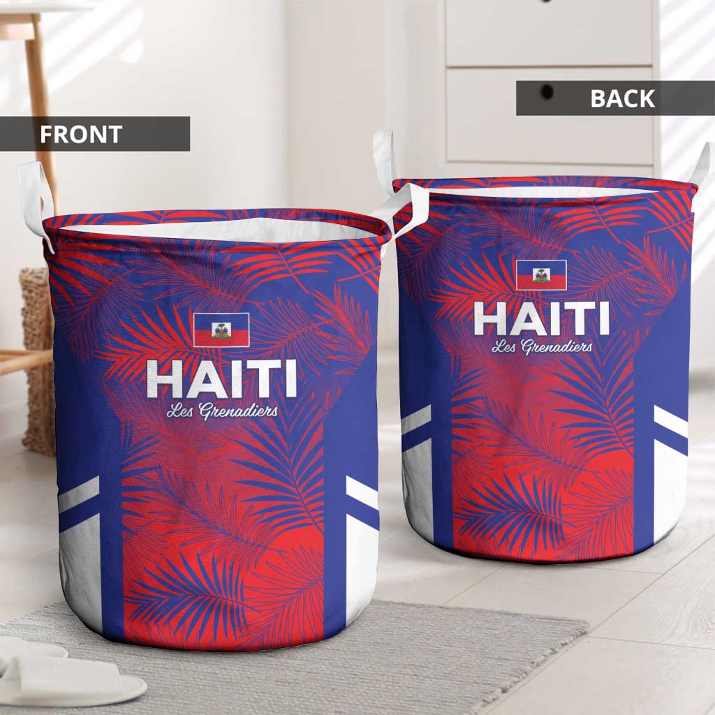 Les Grenadiers Haiti Football Laundry Basket Tropical Vibes - Wonder Print Shop