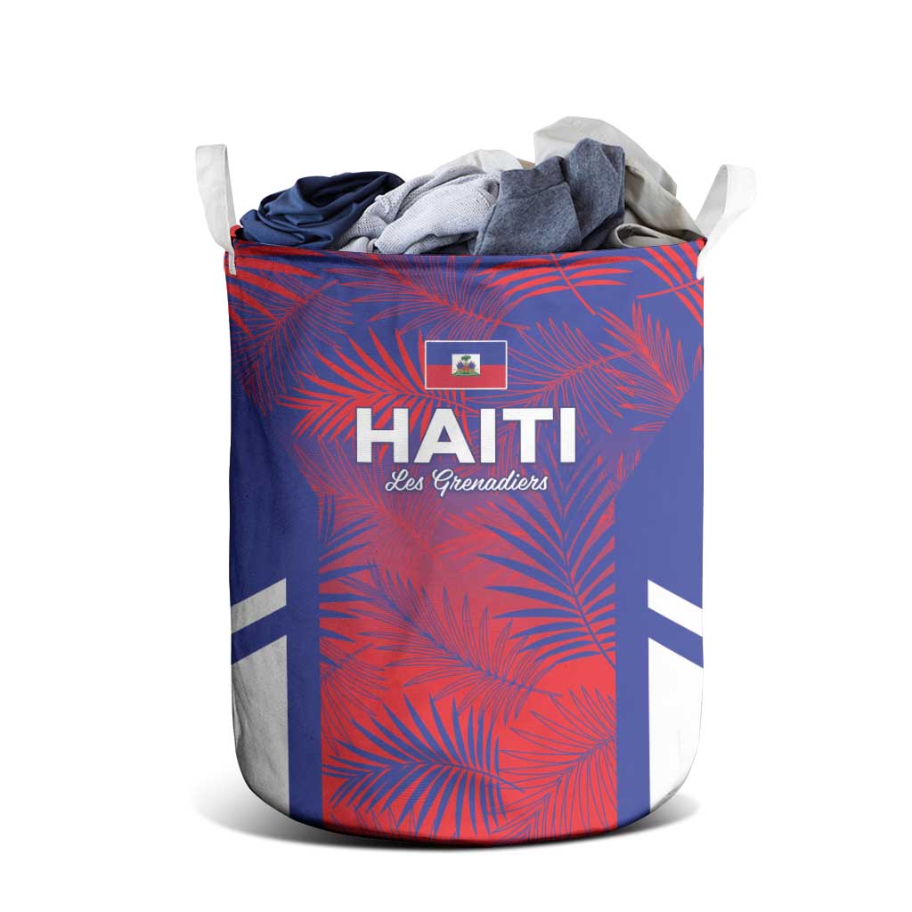 Les Grenadiers Haiti Football Laundry Basket Tropical Vibes - Wonder Print Shop