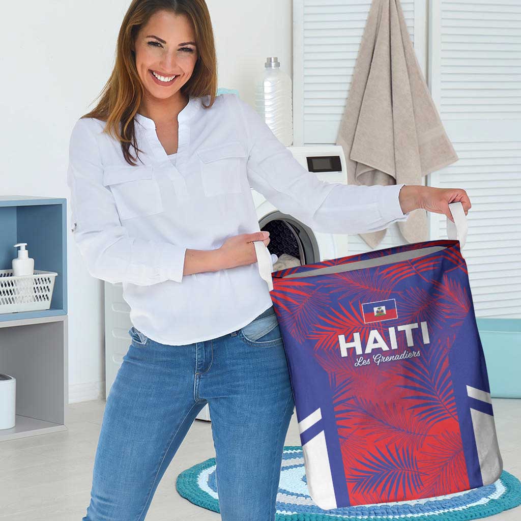 Les Grenadiers Haiti Football Laundry Basket Tropical Vibes - Wonder Print Shop