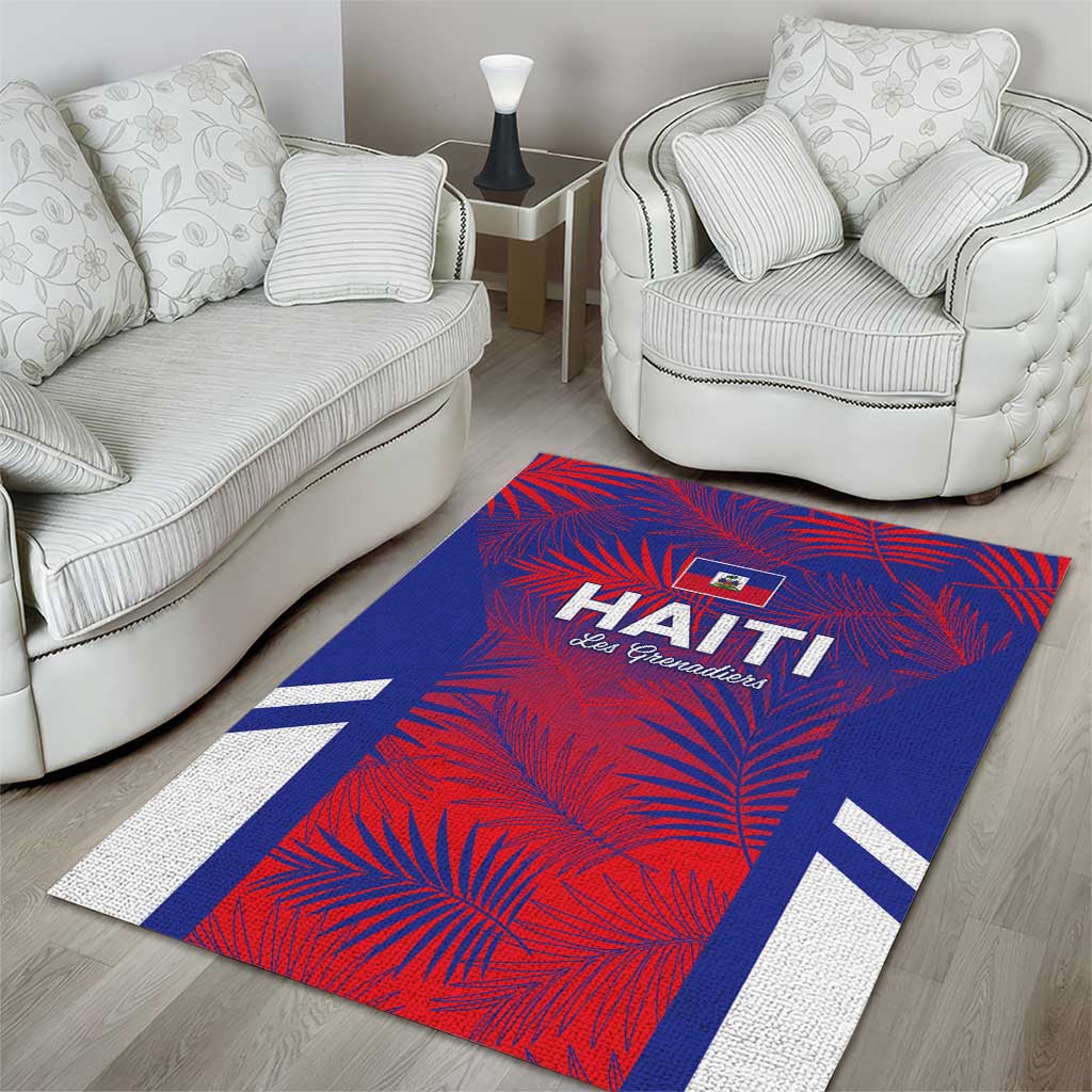 Les Grenadiers Haiti Football Area Rug Tropical Vibes - Wonder Print Shop