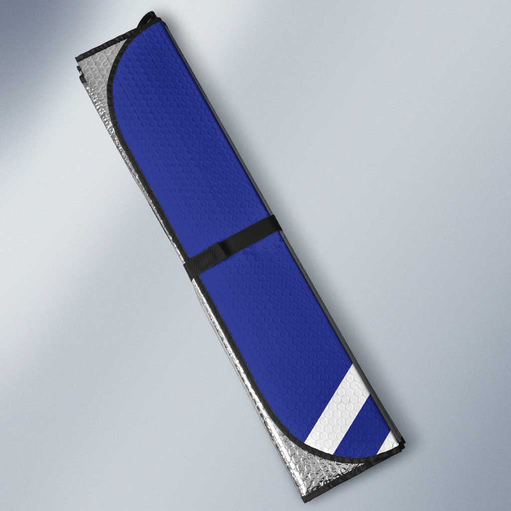 Les Grenadiers Haiti Football Auto Sun Shade Tropical Vibes - Wonder Print Shop