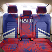 Les Grenadiers Haiti Football Back Car Seat Cover Tropical Vibes - Wonder Print Shop