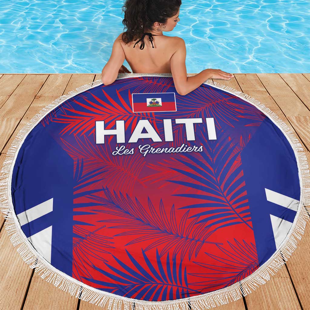 Les Grenadiers Haiti Football Beach Blanket Tropical Vibes - Wonder Print Shop