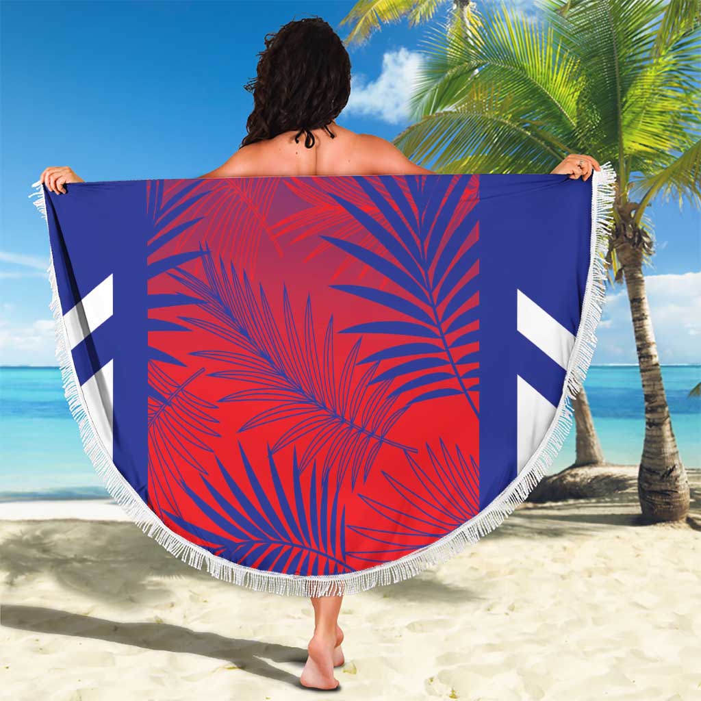 Les Grenadiers Haiti Football Beach Blanket Tropical Vibes - Wonder Print Shop