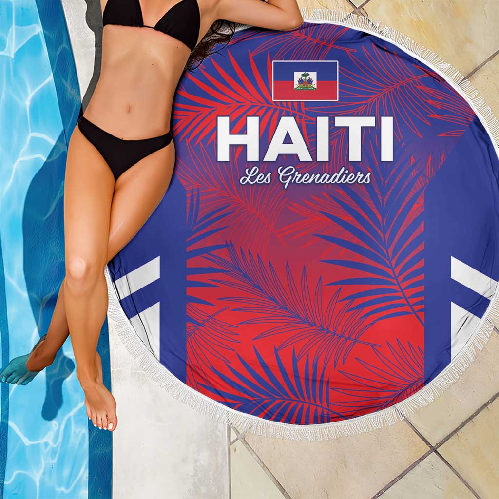 Les Grenadiers Haiti Football Beach Blanket Tropical Vibes - Wonder Print Shop