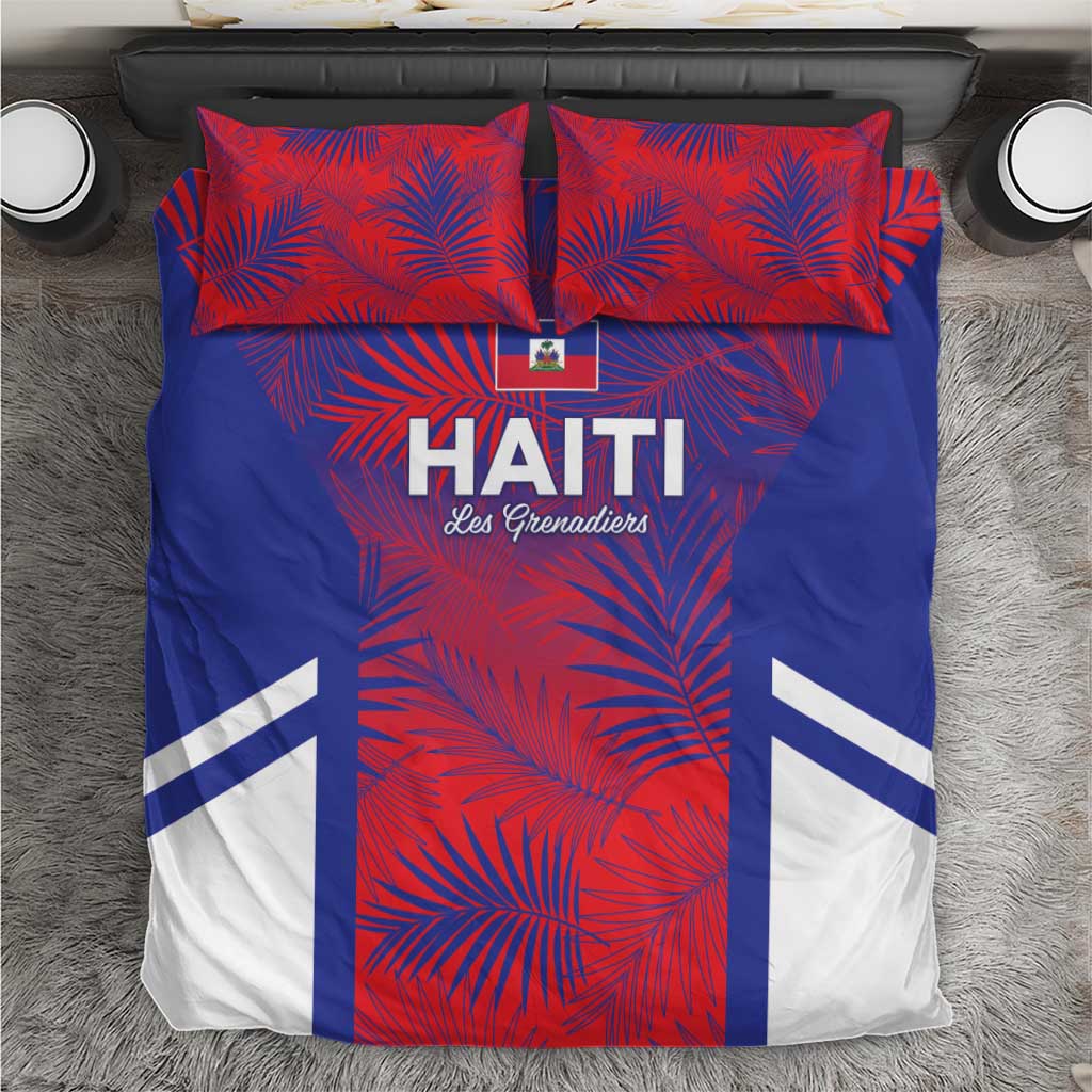 Les Grenadiers Haiti Football Bedding Set Tropical Vibes - Wonder Print Shop