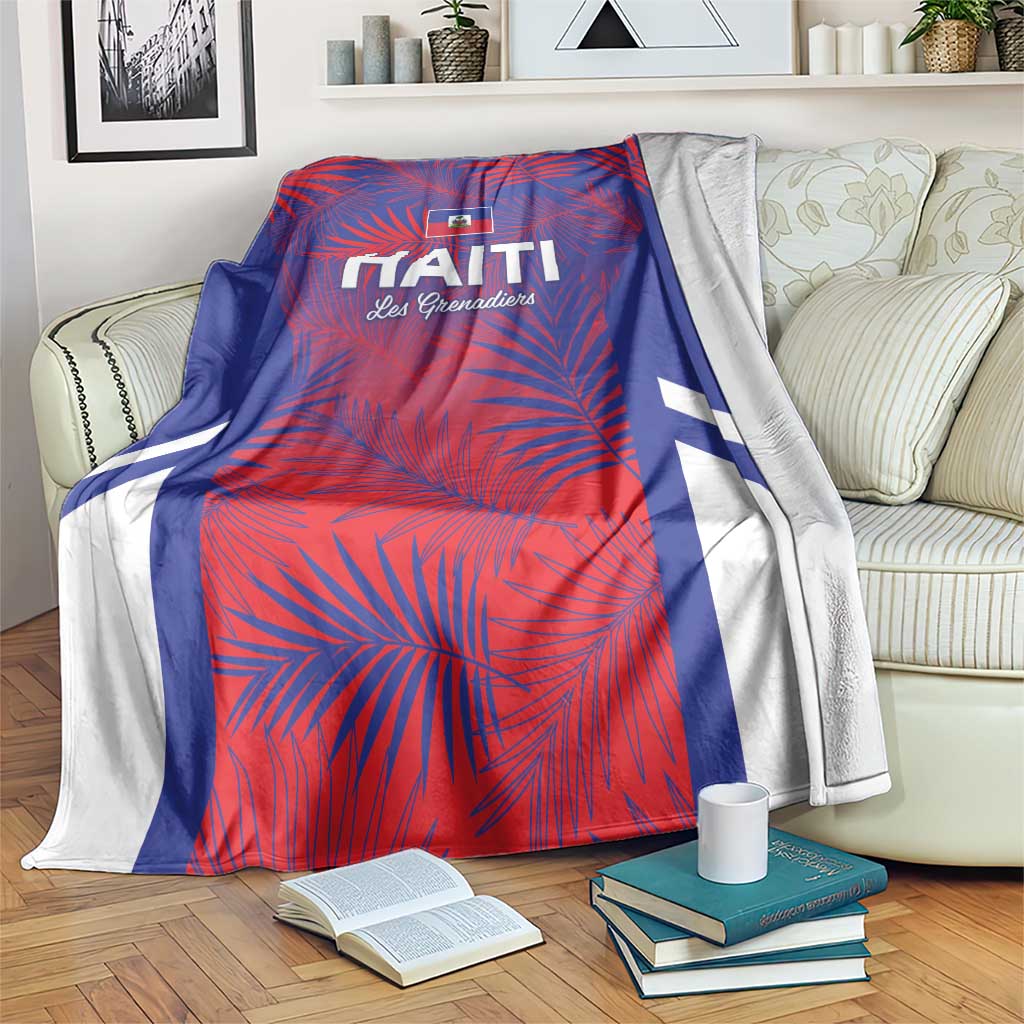 Les Grenadiers Haiti Football Blanket Tropical Vibes - Wonder Print Shop