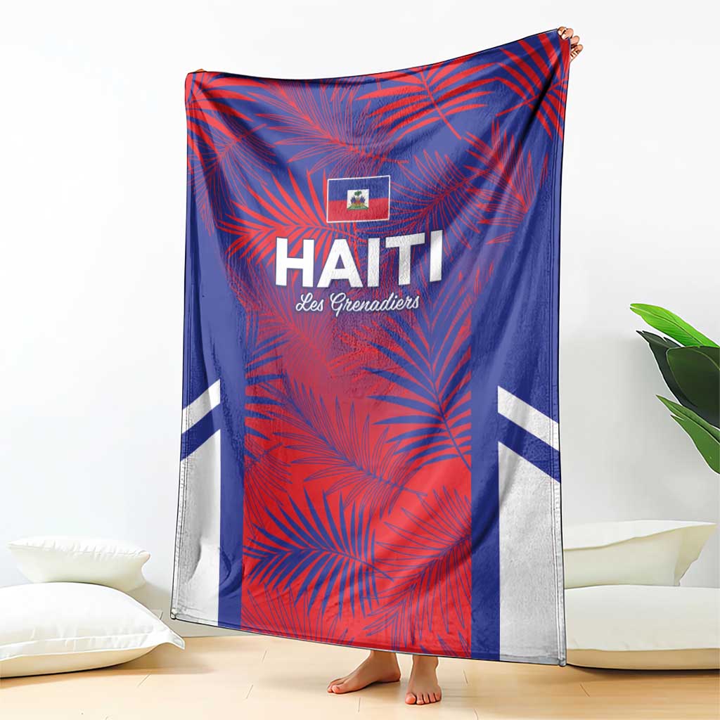 Les Grenadiers Haiti Football Blanket Tropical Vibes - Wonder Print Shop