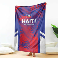 Les Grenadiers Haiti Football Blanket Tropical Vibes - Wonder Print Shop