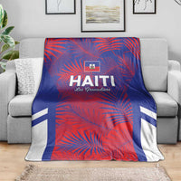 Les Grenadiers Haiti Football Blanket Tropical Vibes - Wonder Print Shop